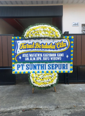 Papan Bunga Duka di Ayumnati